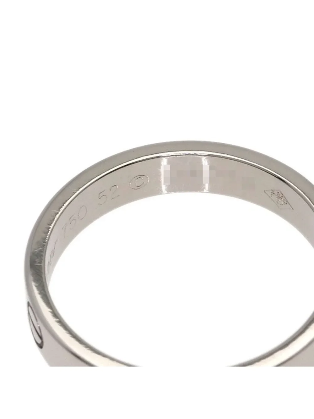 Cartier Mini Love Ring 52 18k White Gold